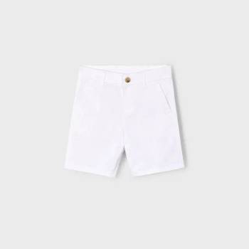 Mayoral Къси панталони памук basic в бяло за момче Mayoral
