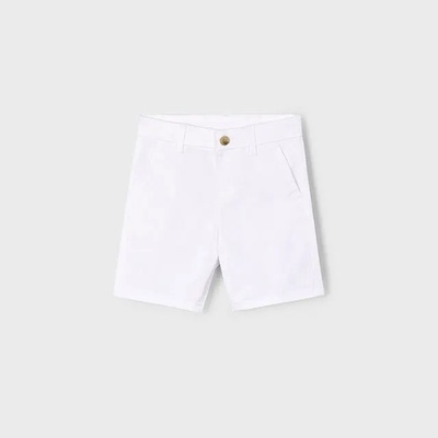 Mayoral Къси панталони памук basic в бяло за момче Mayoral