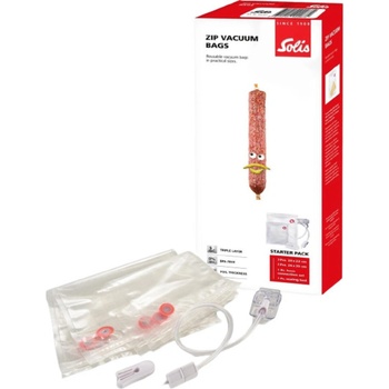 Solis Комплект за вакуумиране Solis - 3 броя 20 x 23 cm + 2 броя 26 x 35 cm, BPA Free (92267)