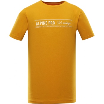 Alpine Pro Zimix pánske tričko žlté