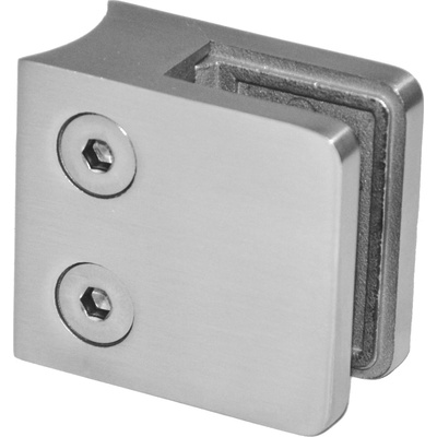 DOPREDAJ! Svorka skla/plechu na trubku ø 33,7 mm, brúsená AISI 304