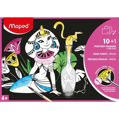 Maped Magické omalovánky se štětcem A4