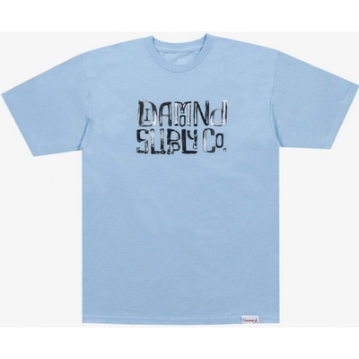 Diamond tričko Downtown Signature S/S Powder Blue