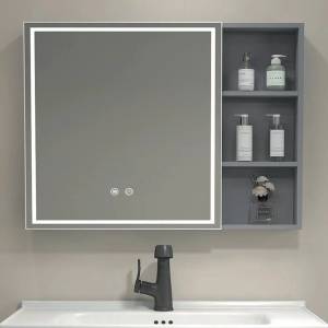 BRILAGI - LED огледален шкаф за баня с вградено осветление NOTO SINGLE 78x65 cm (BG6481)
