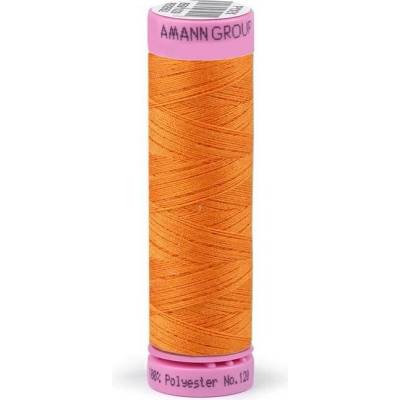 Polyesterová nit Amann ASPO 120 oranžová 0122 návin 100 m