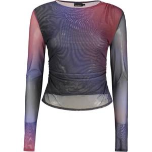 DESIGUAL Дамска блуза с дълъг ръкав desigual, Размер xl, Цвят Синьо (26wwtk17_bl5150)