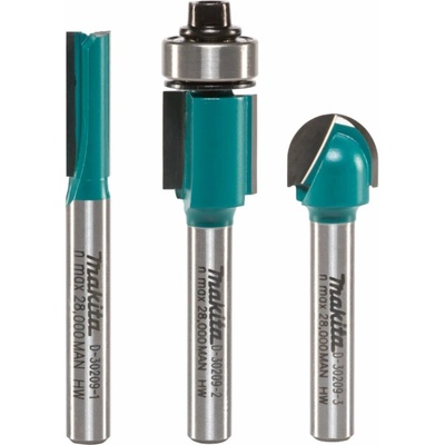 Makita D-30209 Sada fréz / 3 ks (D-30209)