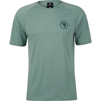Endura Мъжка фланелка с къс ръкав за колоездене Endura Loop S/S Tech Tee Cycling jersey - Sage Green - размер XL (056-3534-0515)