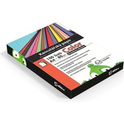 Alza Color A4 oranžový cihlový 80g 100 listů