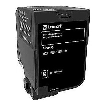 Lexmark Тонер касета, LEXMARK, Lexmark 74C2HKE, черен (74C2HKE)