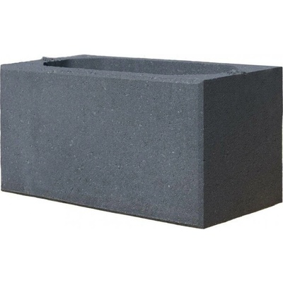 Tvárnice plotová CS BETON Soloblok základní černá 400 × 200 × 200 mm