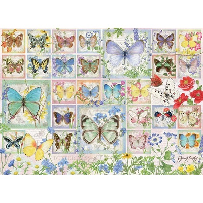 Cobble Hill - Puzzle Butterfly Tiles 500 - 500 piese