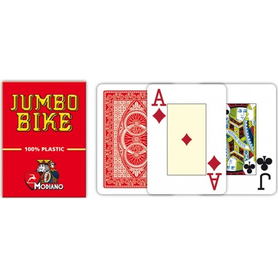 Modiano Poker Bike Trophy 2 Jumbo Index Profi plastové – Zboží Dáma