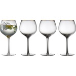 LyngbyGlas Чаши за джин и тоник Palermo Gold 650 мл 4 бр (12061)