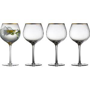 LyngbyGlas Чаши за джин и тоник Palermo Gold 650 мл 4 бр (12061)