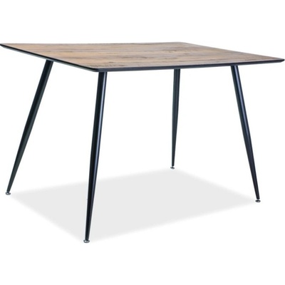 Signal Jídelní stůl Remus 120 x 80 cm, ořech / černá