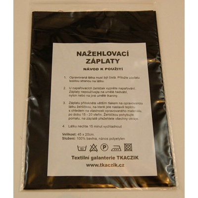 Tkaczik Bavlněné záplaty Barva: Černá
