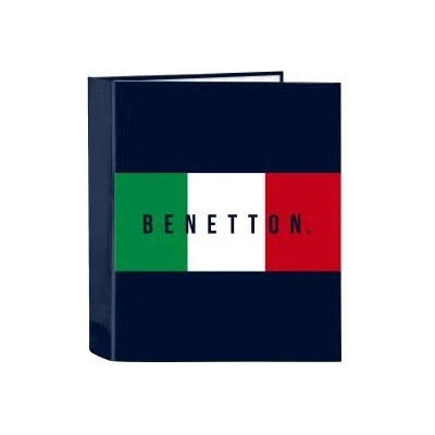 Benetton Папка с пръстени Benetton Flag Морско син A4 27 x 33 x 6 cm