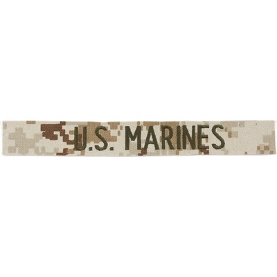 MILITARY RANGE Nášivka "U.S MARINES" MARPAT DESERT