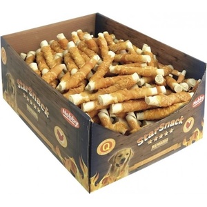 NOBBY Лакомство StarSnack BBQ Wrapped Chicken - 72% пиле и 23.5% натурална телешка кожа, Ø 15 мм / 13 см - НАСИПНО - NOBBY Германия - 50476