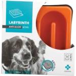 M-PETS Labyrinth Slow Feed Square Bowl - Купа за лакомо куче Лабиринт, оранжева, 25 х 25 х 5, 8 см, Белгия - 10504217