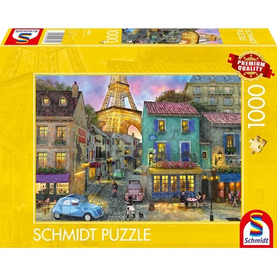 Schmidt Spiele Пъзел Schmidt от 1000 части - Парижките улици (59780)