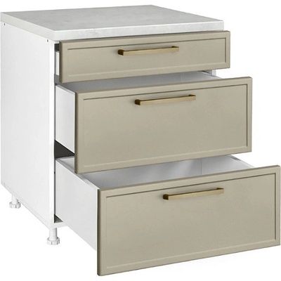 Matis Кухненски шкаф долен с три чекмеджета alba d80 3f b маслина