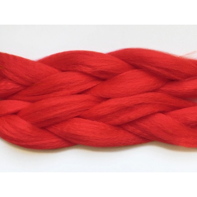 100% Kanekalon jumbo braid Barva: RED (red - sytá červená), Značka: Dream Hair: Super Braid – Sleviste.cz