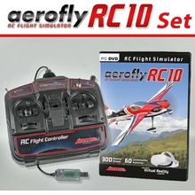 IKARUS Aerofly RC10 na DVD pro Win8.1/10/11 s USB ovladačem IK3092021