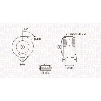 MAGNETI MARELLI 063731857010 generátor (063731857010)