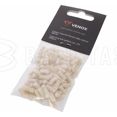 Filcové čištění hlavně Venox 4,5 mm 100ks – Zbozi.Blesk.cz