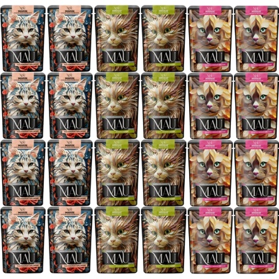 MAU Mousse Sterilised MIX příchutí 24 x 85 g
