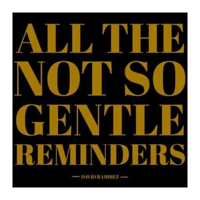 David Ramirez - All The Not So Gentle Reminders LP