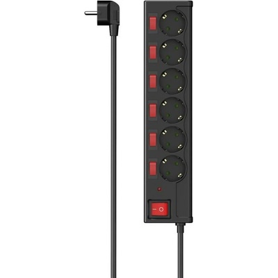 Hama 6 Plug 1,4 m Switch (223158)