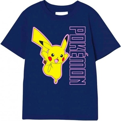 Erve Dívčí tričko s potiskem Pokémon tmavě modrá