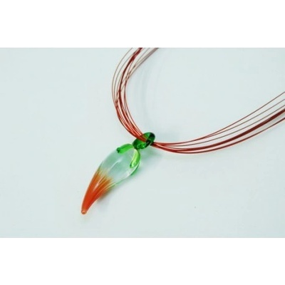 Fashion Jewelry sklo oranžový 1-lo413