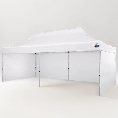 Brimo Promo stánok Super oceľový 3 x 6 m biely