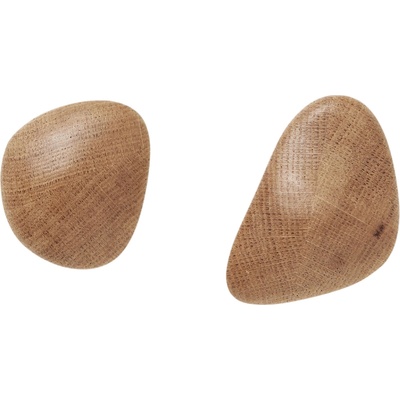 Ferm Living Куки за стена Cairn естествени 2 бр (1104269401)