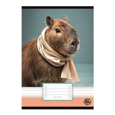 OPTISCHOOL Sešit Capybara 21 32 A5 linkovaný 4 8. třída