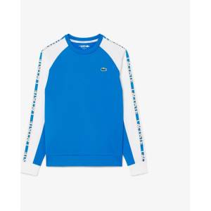Lacoste Блуза Lacoste Tennis Colour Block Stripe Sweatshirt - Blue-White