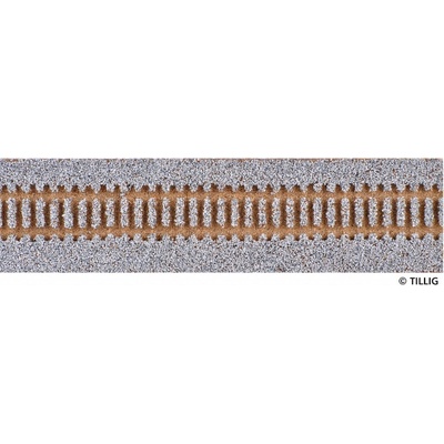 Tillig kolejové lože flexi 950 mm světlé 86560