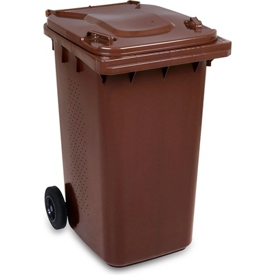 Těsmat popelnice BIO, na bioodpad hran. 120l PVC-hnědá