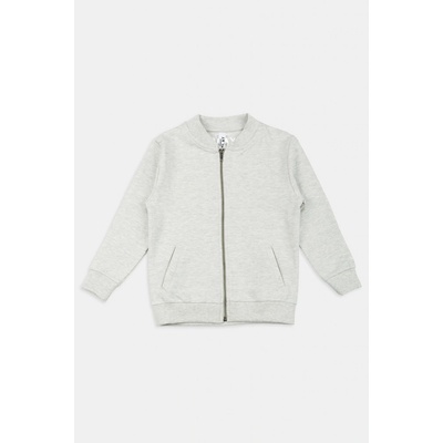 Carrera chlapecká mikina na zip 834JB/043 Light Grey