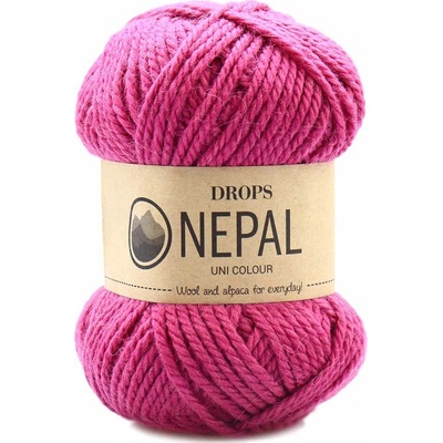 Drops Nepal Uni 8910 fuchsie