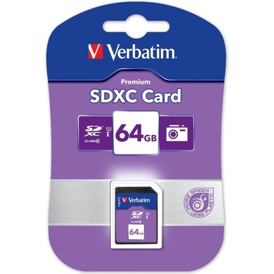 Verbatim SDXC 64GB UHS-I U1 44024
