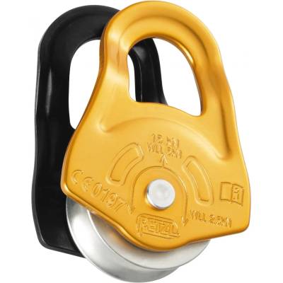 Petzl Въжена макара Petzl Partner Rope pulley - Black / Gold / Aluminium - размер One Size (328-0116-0111)
