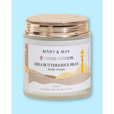 MARY & MAY Tělový krém Shea Butter & Rice Bran Body Cream 250 ml