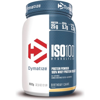 Dymatize ISO 100, birthday cake, 932 g, Dymatize (25188402)