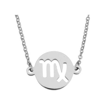Šperky4U Ocelový řetízek s přívěškem znamení panna OPD0216-06