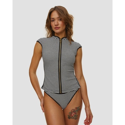 Seafolly dámsky Top Plaviek Cap Sleeve Sunvest